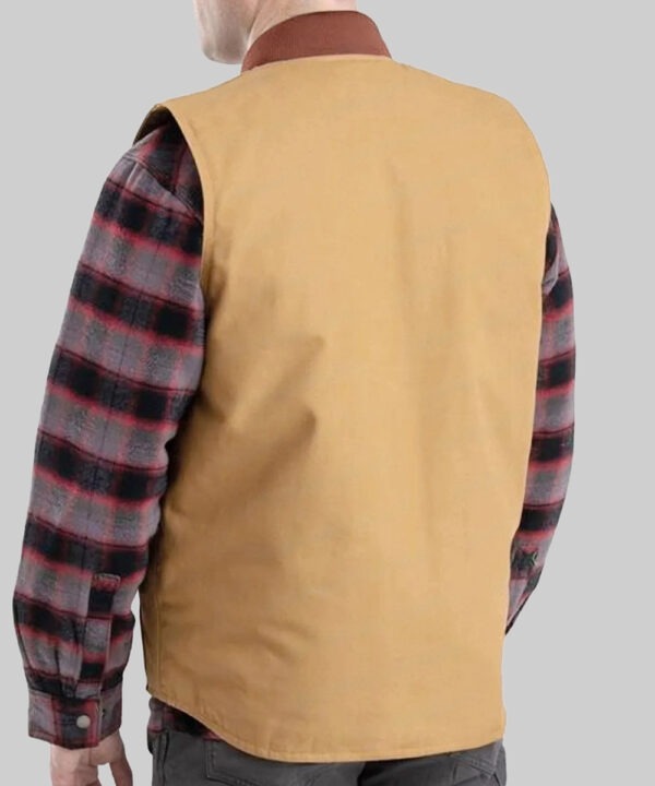Men’s Brown Western Vest – Rugged Casual Style