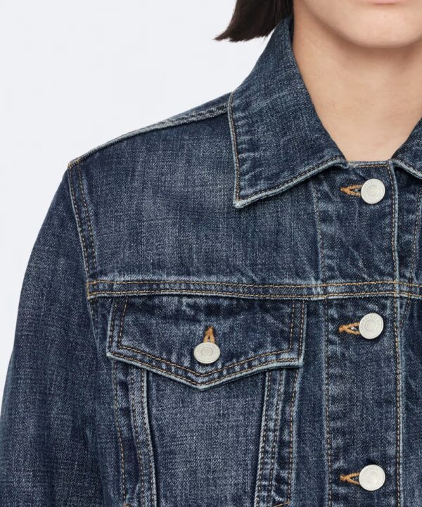 Men’s Classic Denim Trucker Jacket – Casual Everyday Style