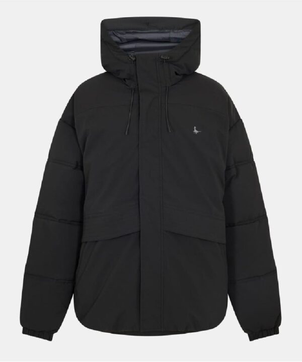 Men’s Short Hooded Puffer Jacket – Adjustable Hood Winter Style