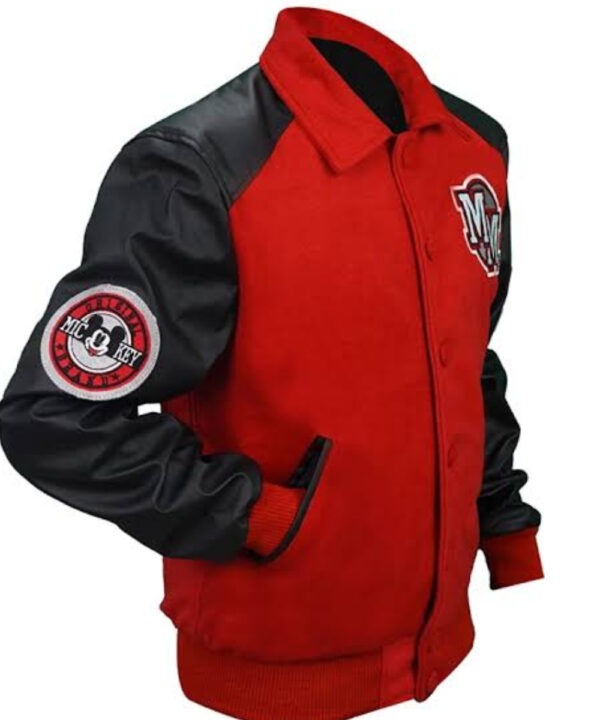 Michael Jackson Mickey Mouse Varsity Jacket