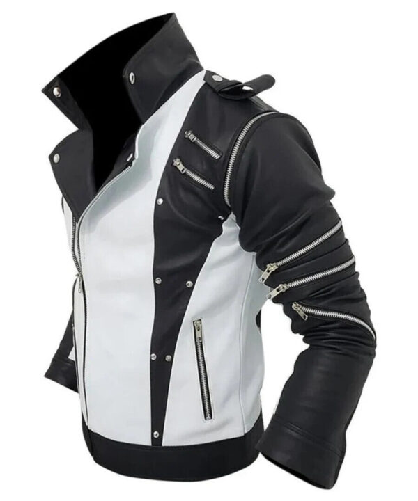 Michael Jackson Pepsi Zipper Leather Jacket
