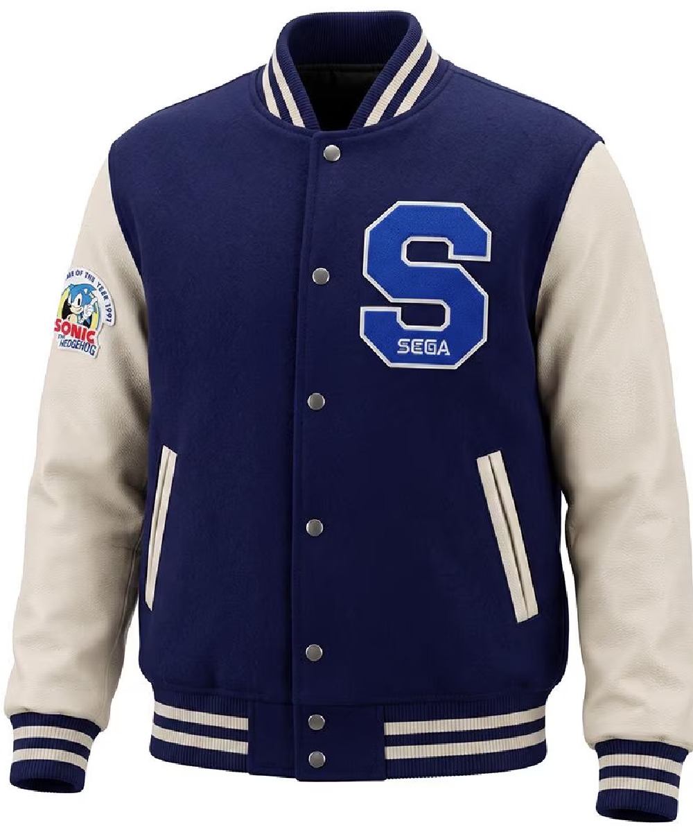 Michael Jackson Sonic The Hedgehog Varsity Jacket