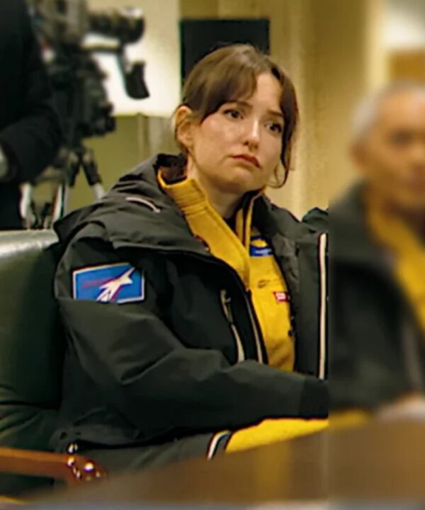 Milana Vayntrub Project Hail Mary Black Jacket