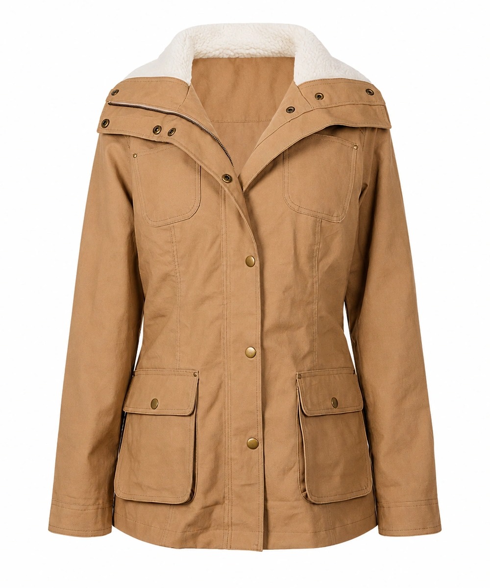 Monica Dutton Tan Brown Suede Leather Jacket