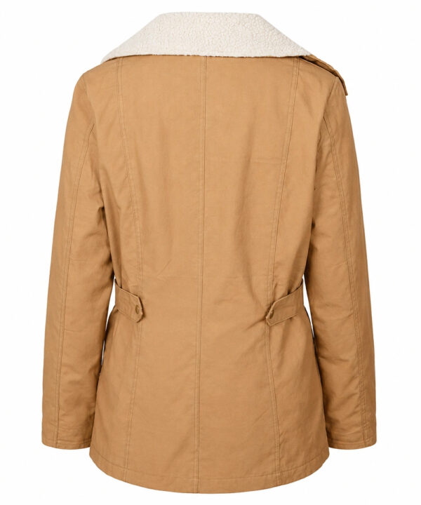 Monica Dutton Tan Brown Suede Leather Jacket