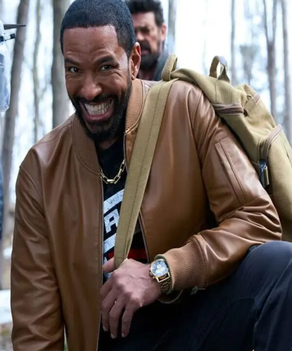 The Boys Season 5 Laz Alonso Brown Leather Jacket