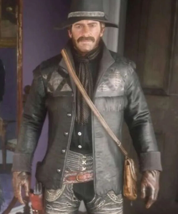 Red Dead Redemption 2 Gunslinger Black Fringe Jacket