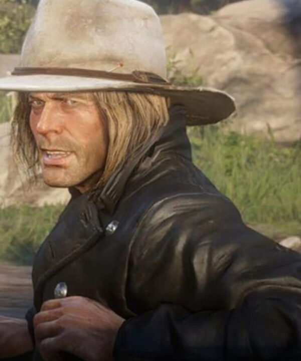 Red Dead Redemption 2 Micah Bell Tail Black Leather Jacket