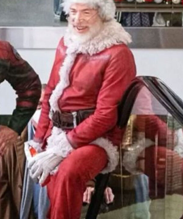 Red One JK Simmons Santa Claus Suede Jacket