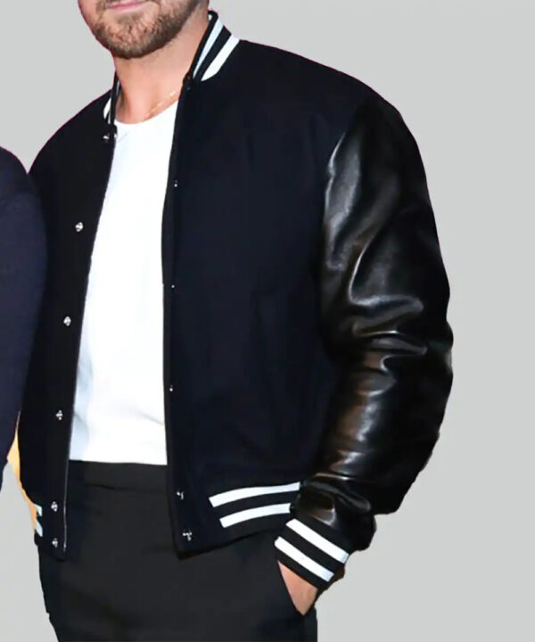 Ryan Gosling Black Bomber Jacket
