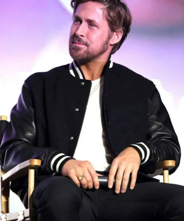 Ryan Gosling Black Bomber Jacket