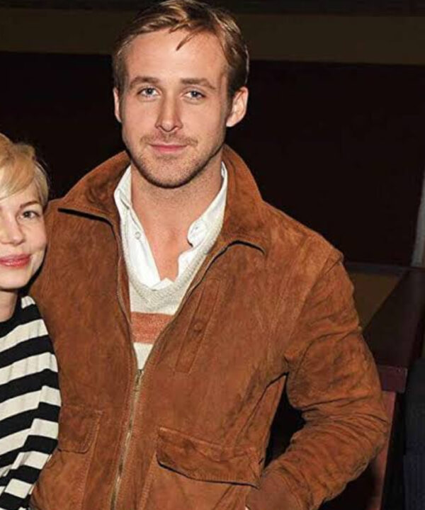 Ryan Gosling Blue Valentine Brown Suede Leather Jacket