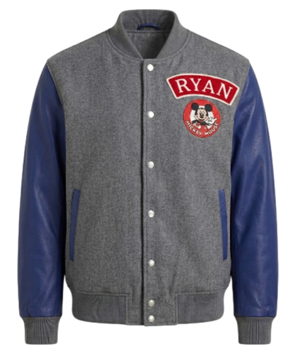 Ryan Gosling Mickey Mouse Club Varsity Jacket