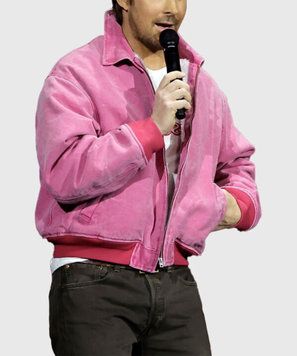 Ryan Gosling Pink Bomber Jacket
