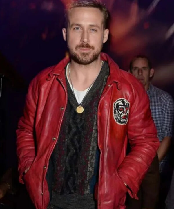 Ryan Gosling San Sebastian Film Festival Leather Jacket