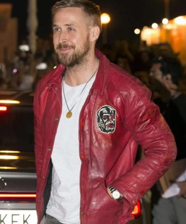 Ryan Gosling San Sebastian Film Festival Leather Jacket