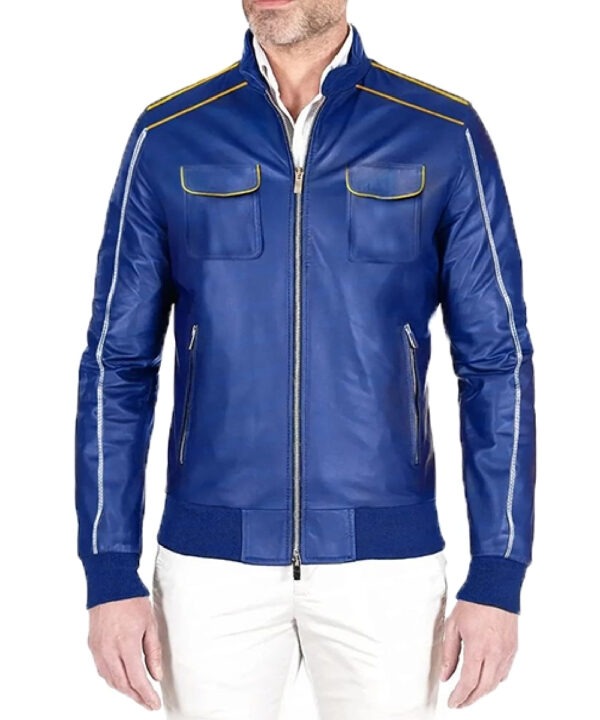 Ryan Gosling The Chase for Carrera Leather Jacket