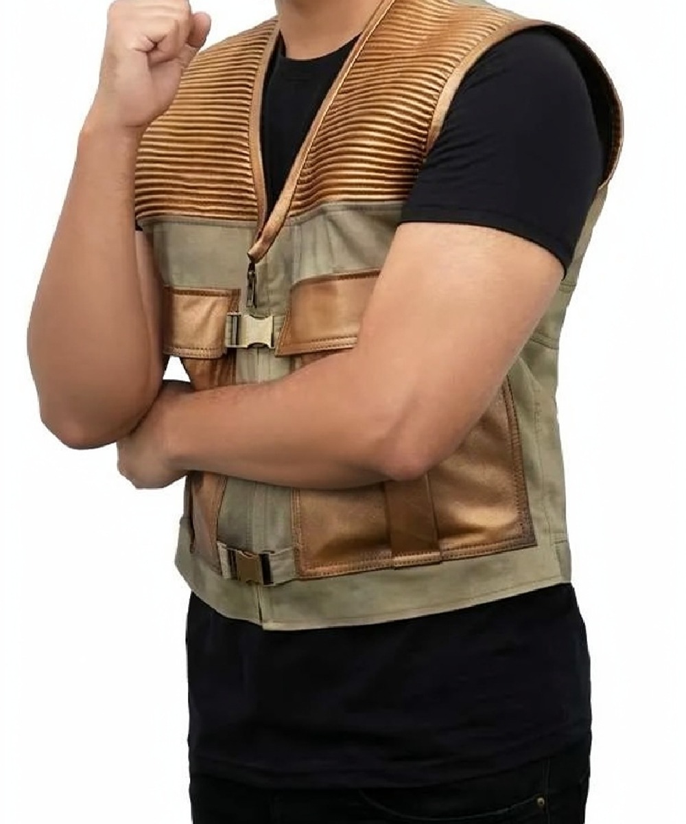 Ryan Gosling The Fall Guy 2024 Brown Vest