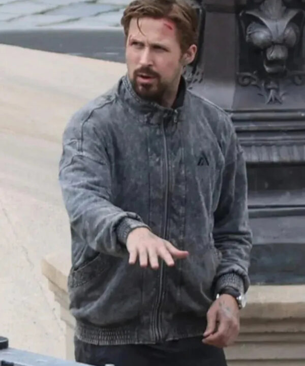 Ryan Gosling The Gray Man Grey Cotton Jacket