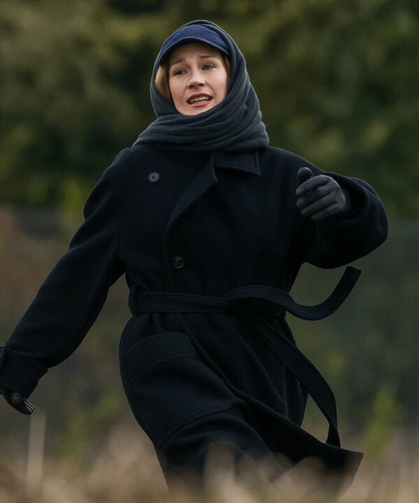 Sandra Hüller Project Hail Mary Black Wool Coat