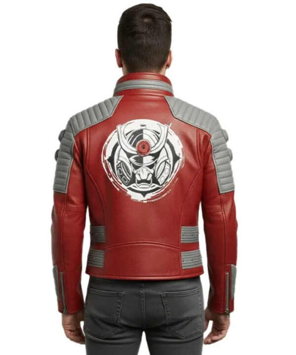 Second Conflict Brown Genuine Leather Biker Jacket – Cyberpunk Style
