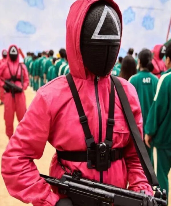 Squid Game Guard Pink Jumpsuit
