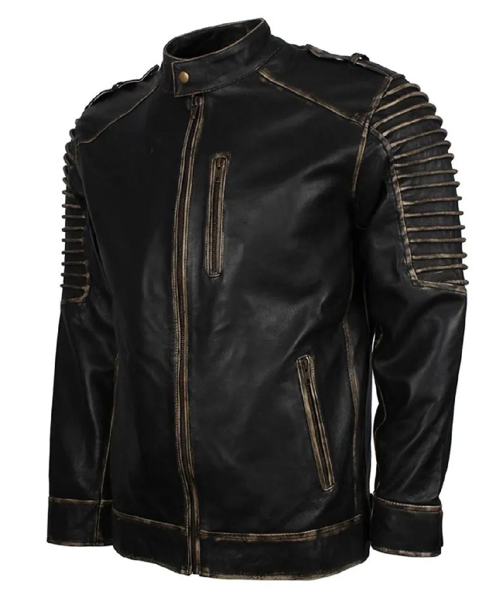 Suicide Squad Joker Black Biker Jacket