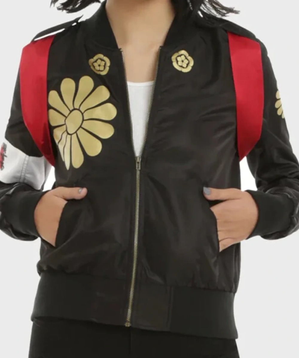 Suicide Squad Tatsu Yamashiro Black Bomber Katana Jacket
