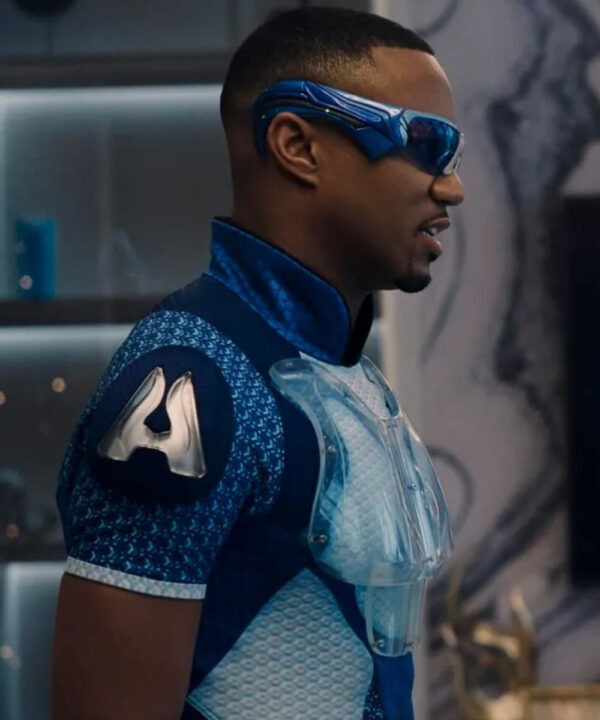 The Boys S02 A-Train Blue Leather Jacket