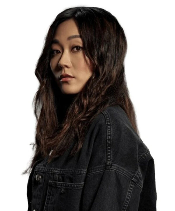 The Boys S03 Kimiko Miyashiro Dark Blue Denim Jacket