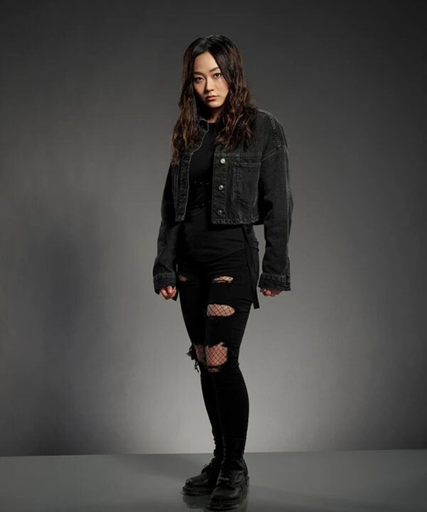 The Boys S03 Kimiko Miyashiro Dark Blue Denim Jacket