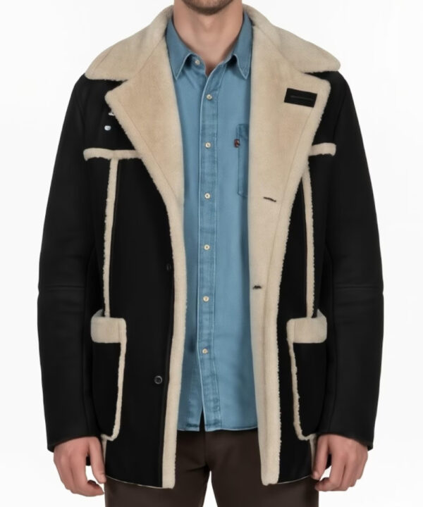 The Boys S05 Jack Quaid Black Suede Shearling Jacket
