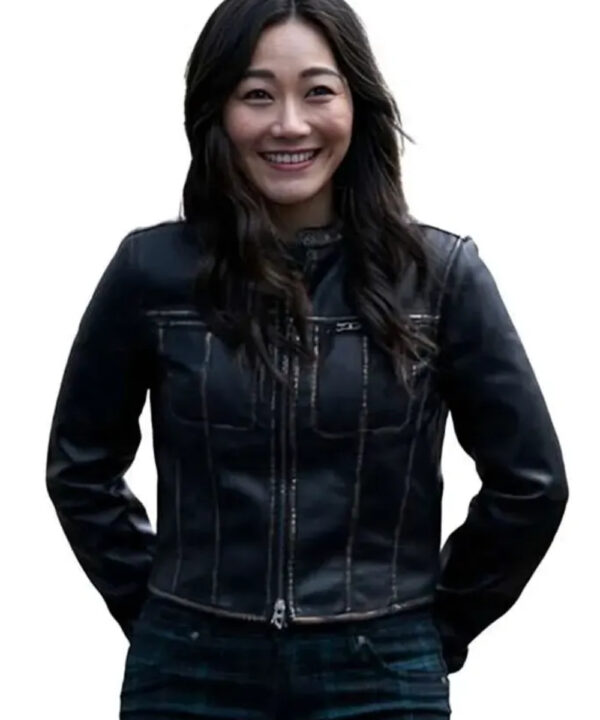 The Boys S05 Kimiko Miyashiro Leather Jacket
