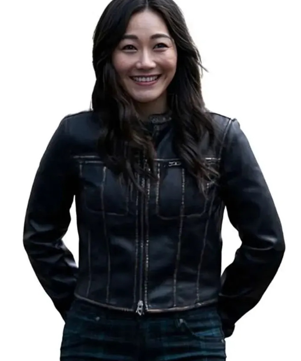 The Boys S05 Kimiko Miyashiro Leather Jacket
