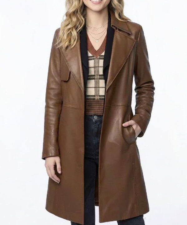 The Boys Season 04 Annie January Brown Trench Coat