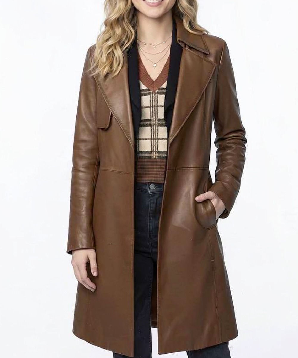 The Boys Season 04 Annie January Brown Trench Coat