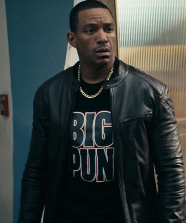 The Boys Season 04 Jessie T Usher Black Leather Jacket
