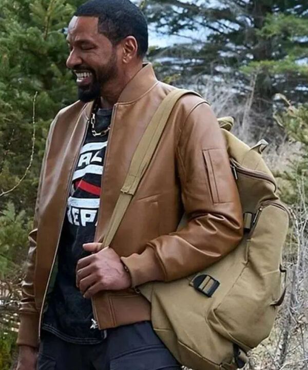 The Boys Season 5 Laz Alonso Brown Leather Jacket