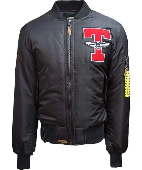 Top Gun Kids Black MA-1 Flight Bomber Jacket