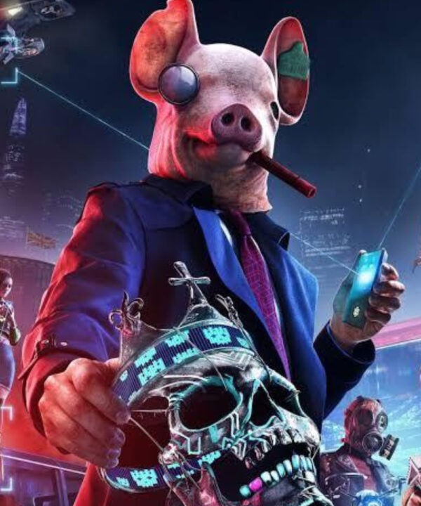 Watch Dogs Legion Pig Blue Peacoat Coat