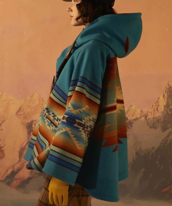 Women’s Blue Coat – Classic Elegant Winter Style