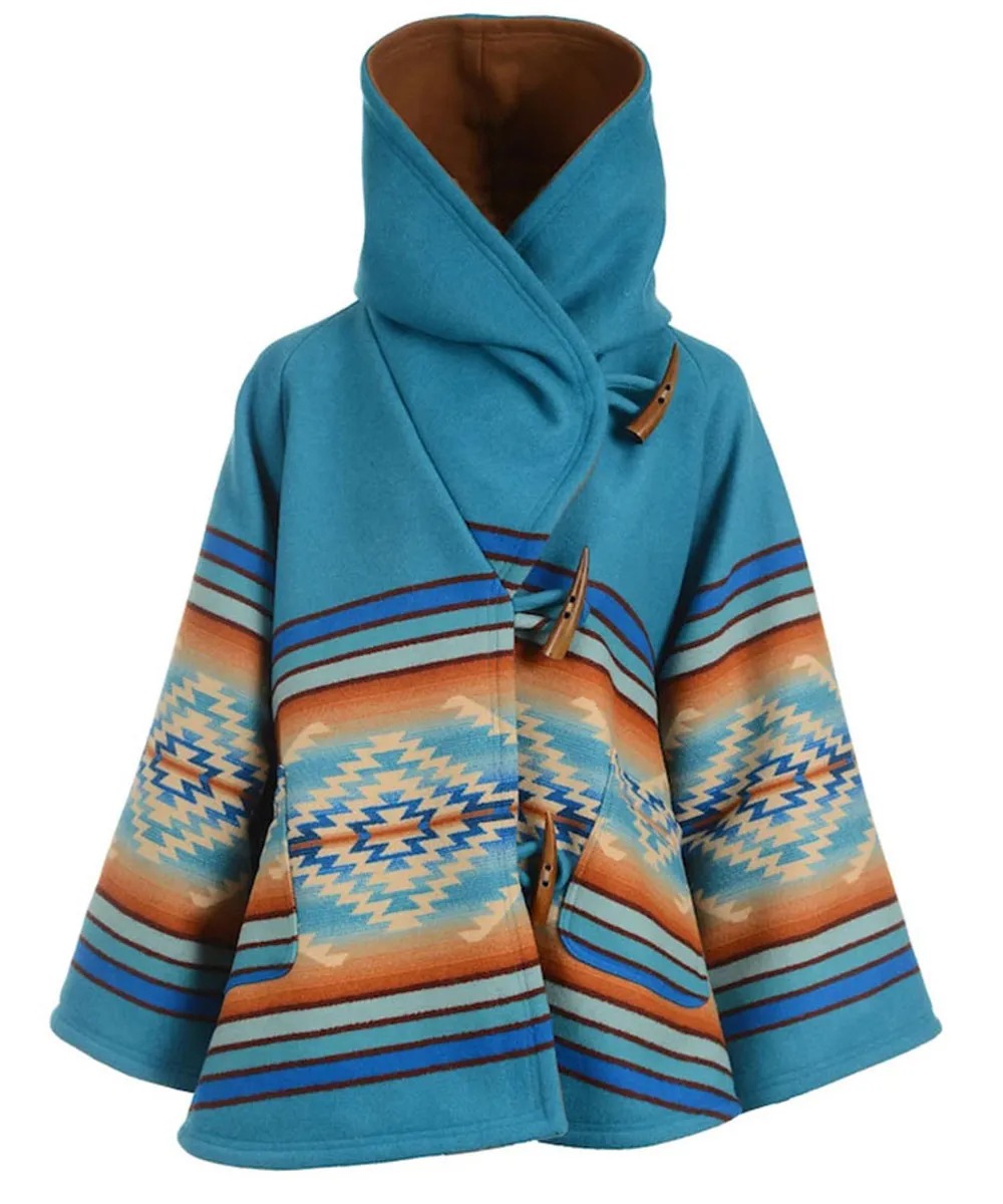 Women’s Blue Coat – Classic Elegant Winter Style