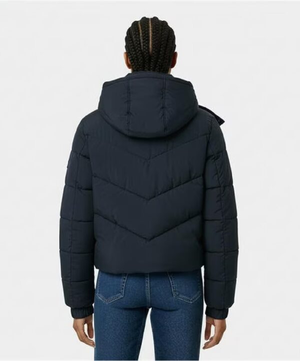 Women’s Cropped Puffer Jacket – Waterproof Padded Winter Style
