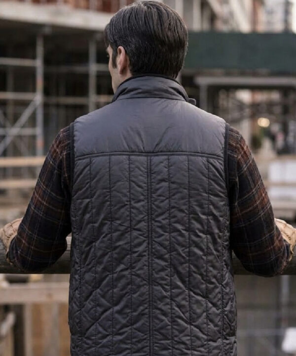 Yellowstone-Inspired Brown Padded Ranch Vest