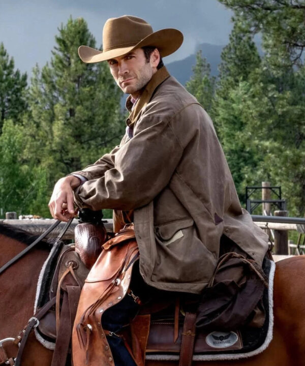 Yellowstone-Inspired Jamie Dutton Brown Ranch Jacket