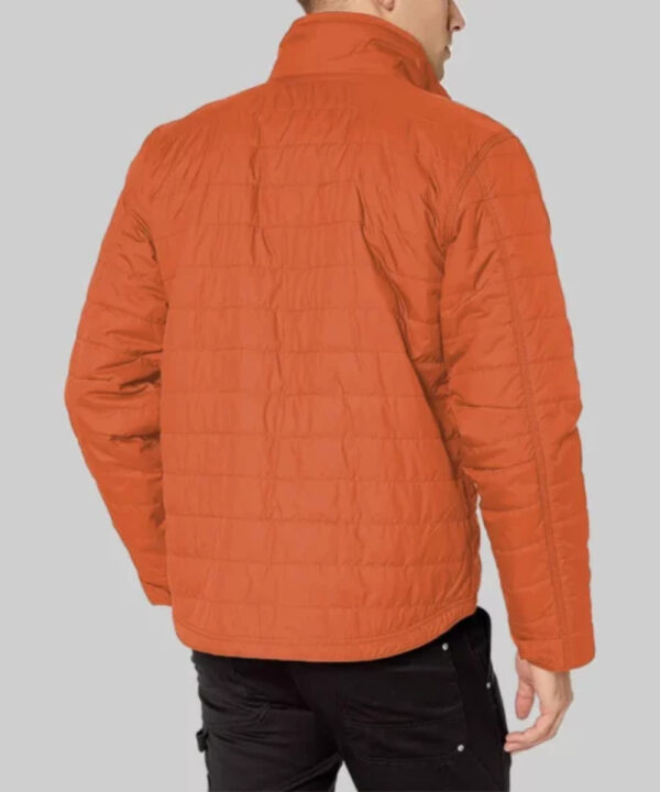 Yellowstone-Inspired Jamie Dutton Orange Utility Jacket