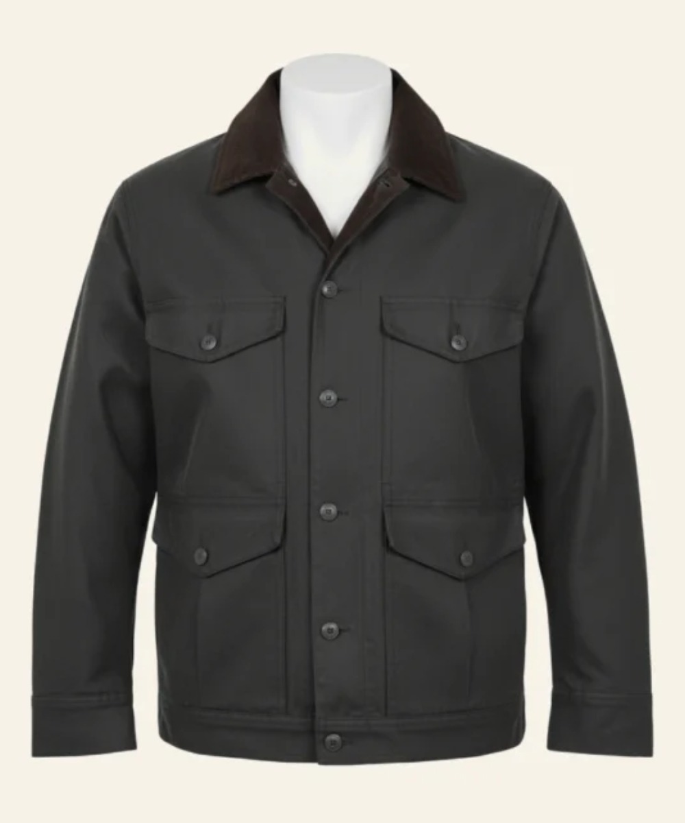 Yellowstone-Inspired John Dutton Grey Cotton Jacket