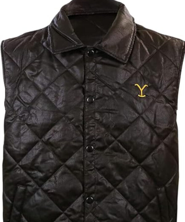 Yellowstone Ranch Brown Button Front Vest