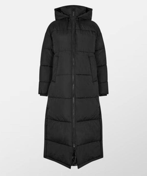 Women’s Long Insulated Puffer Jacket – Water Resistant Winter Style