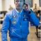 9-1-1 Tripp Houser Blue Bomber Jacket